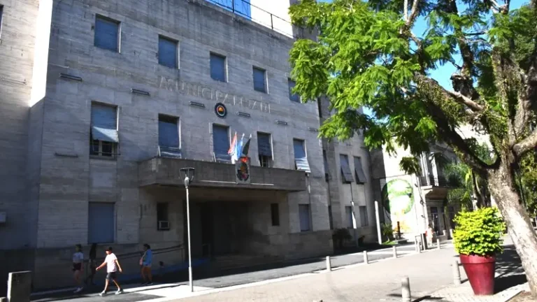 Fachada del edificio municipal de Concordia sede del Ejecutivo Municipal