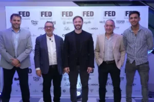 Autoridades locales en los Premios Federales a la Industria Turística 2025 durante la Feria Internacional de Turismo