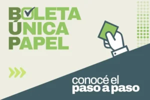 Como se vota con boleta unica de papel