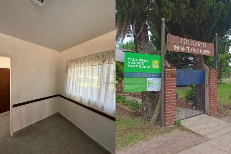 Reparación de Escuela infantería 113 Marina, de Pueblo General Belgrano. Provincia de Entre Ríos