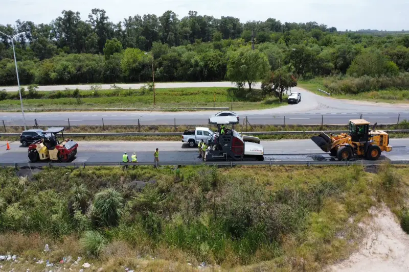 Obras en rutas nacionales 12 y 14 en Entre Ríos