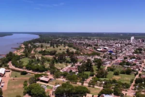 Foto aerea de la ciudad de Concordia Entre RIos