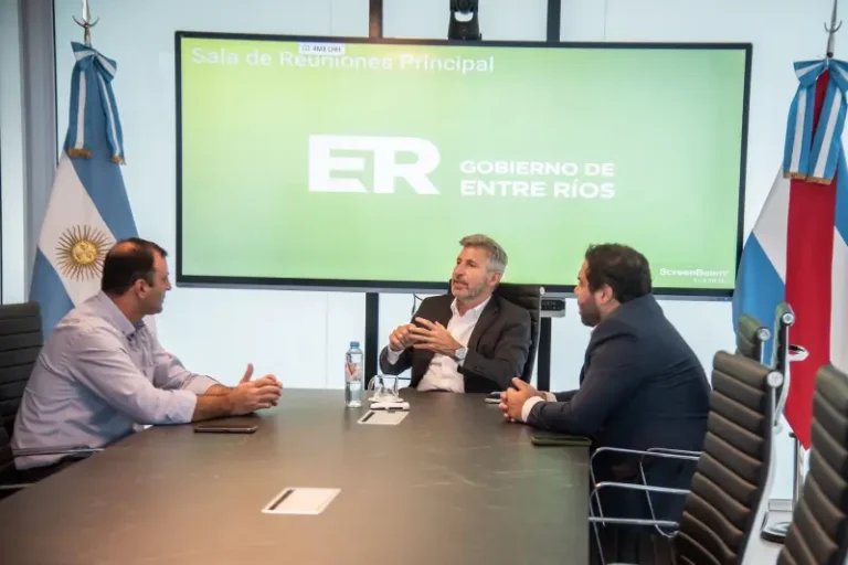 Daniel Benitez reunido con Frigerio para tratar soluciones en Puerto Yerua