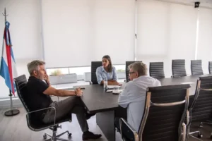 Frigerio se reunió con la intendente de Alcazar, Acedo