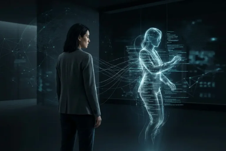 Gemelo digital humano e inteligencia artificial: identidad digital, IA agéntica y riesgos de control tecnológico.