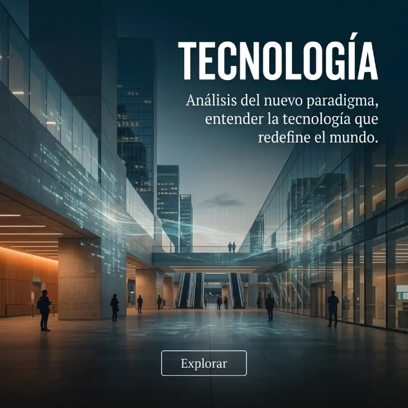 Tecnología, IA e infraestructura digital en un entorno editorial contemporáneo sobre transformación tecnológica global.
