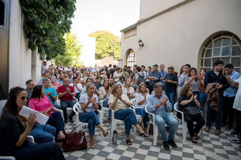 Dirigentes, intendentes y militantes del Partido Justicialista de Entre Ríos reunidos en Paraná durante el Primer Encuentro de Equipos Técnicos para la elaboración de propuestas de gobierno.