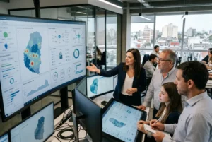 Funcionarios públicos trabajan con herramientas digitales para impulsar la innovación y modernización del Estado en Entre Ríos.