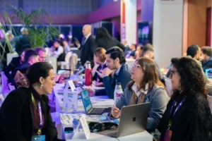 Delegación de Entre Ríos en Meet Up Argentina durante una reunión de negocios de turismo.