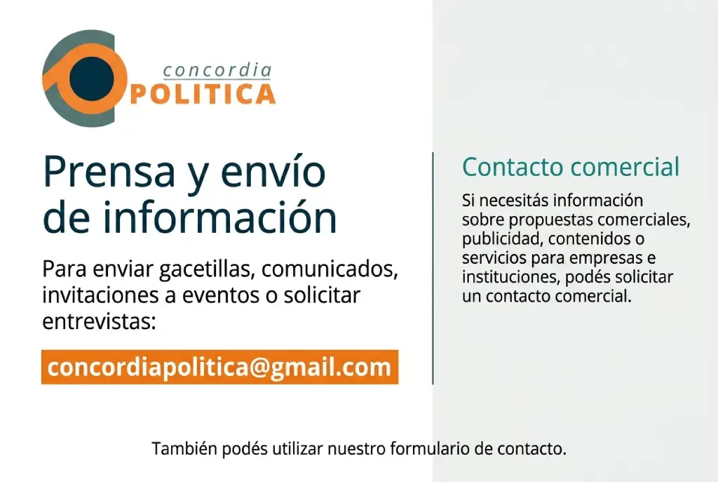 Contacto email concordiapolitica.com
