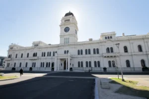 Fachada de la Casa de Gobierno de Entre Ríos