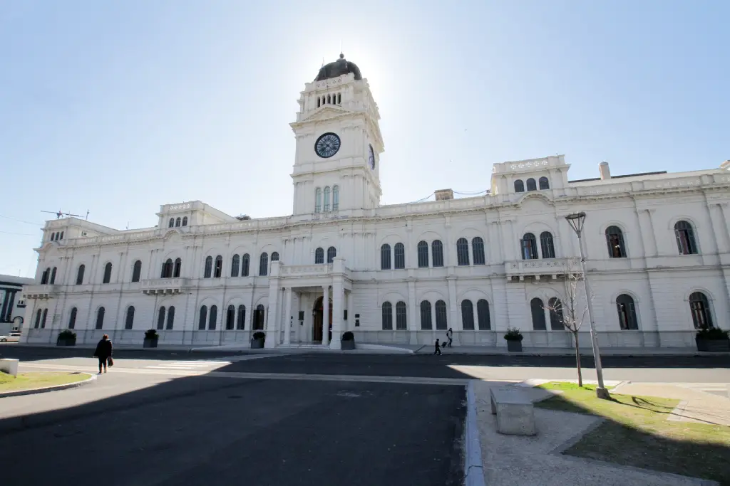 Fachada de la Casa de Gobierno de Entre Ríos