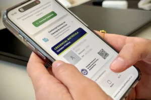Credencial Digital de Ciencias Económicas disponible en la aplicación Mi Entre Ríos desde el celular.