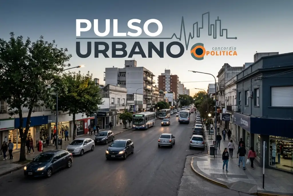 Identidad visual de Pulso Urbano, sección de breves de Concordia Política sobre actualidad y vida cotidiana de la ciudad de Concordia, Entre Ríos, Argentina y Latinoamérica.